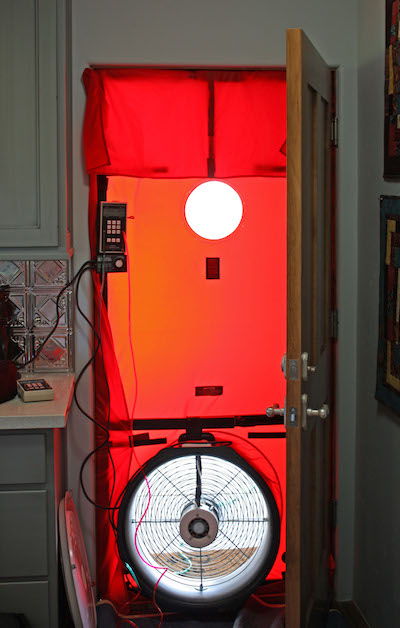 Blower door test
