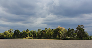 Traveling along the Kinabatangan River